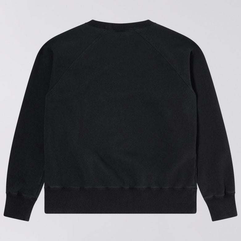 Raglan-Sleeve Crew - Black