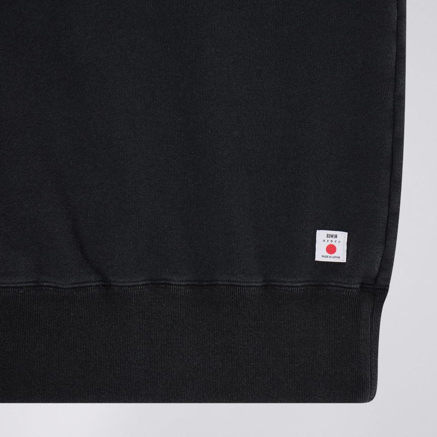 Raglan-Sleeve Crew - Black