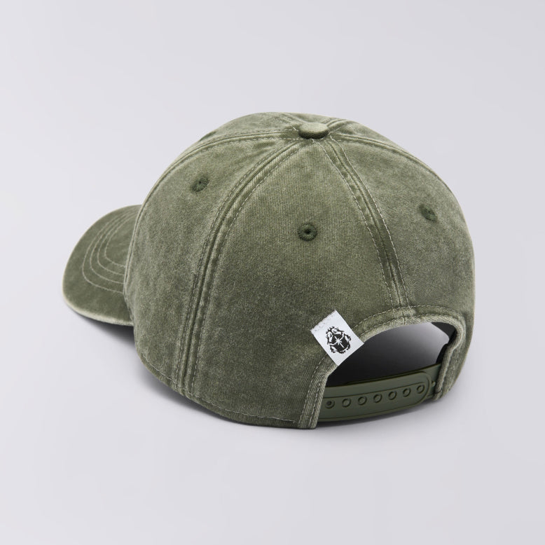 Soft Stone Washed 6 Panel Cap - Mediterranea