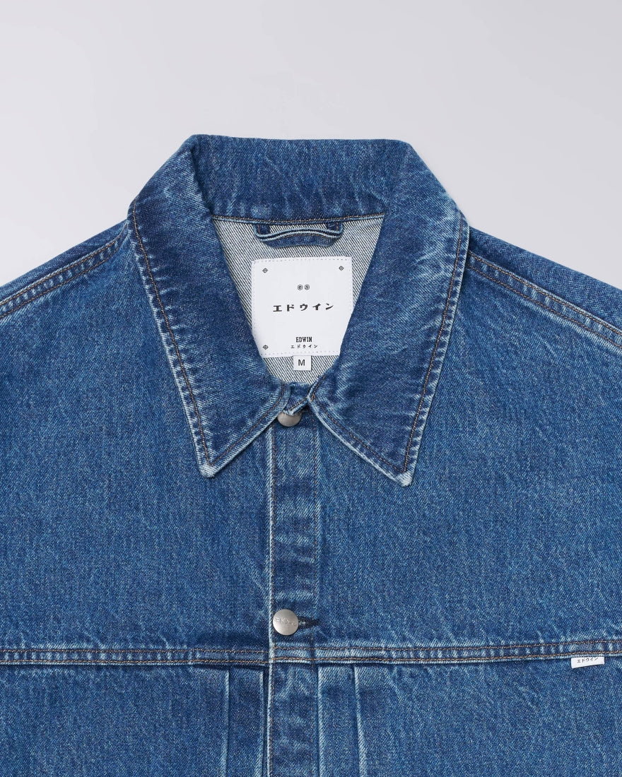 Freeland Jacket - Blue Mid Stone Wash