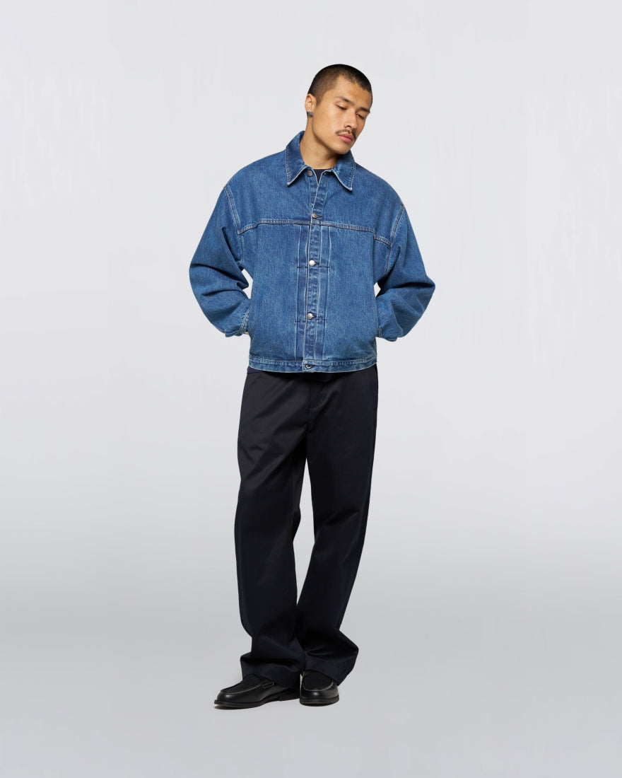 Freeland Jacket - Blue Mid Stone Wash