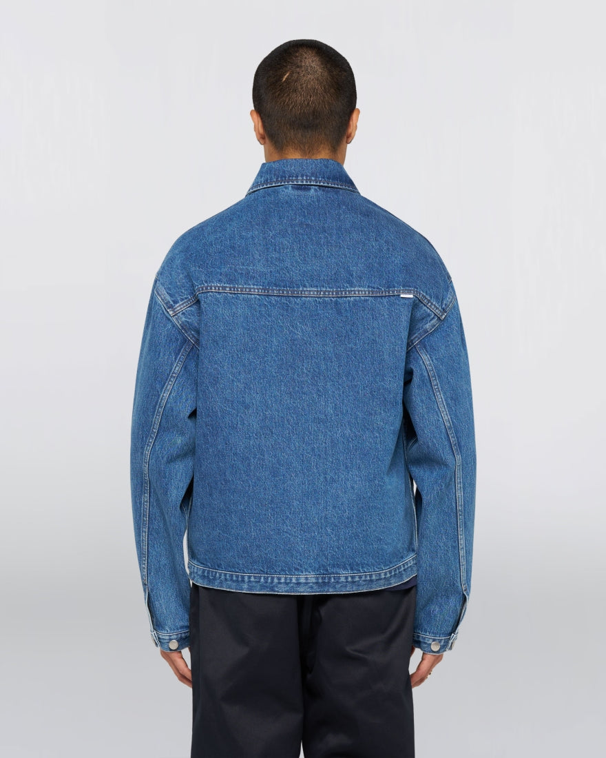 Freeland Jacket - Blue Mid Stone Wash
