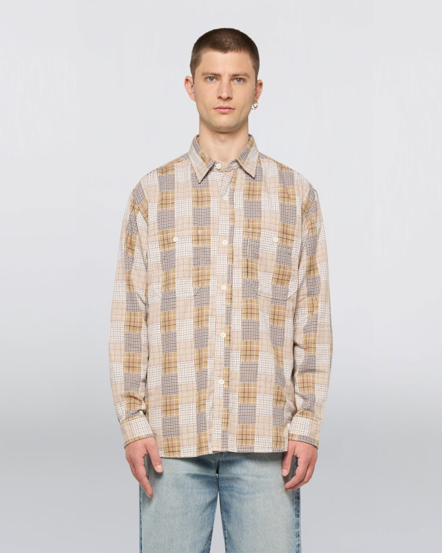 Work Shirt - Beige/Brown