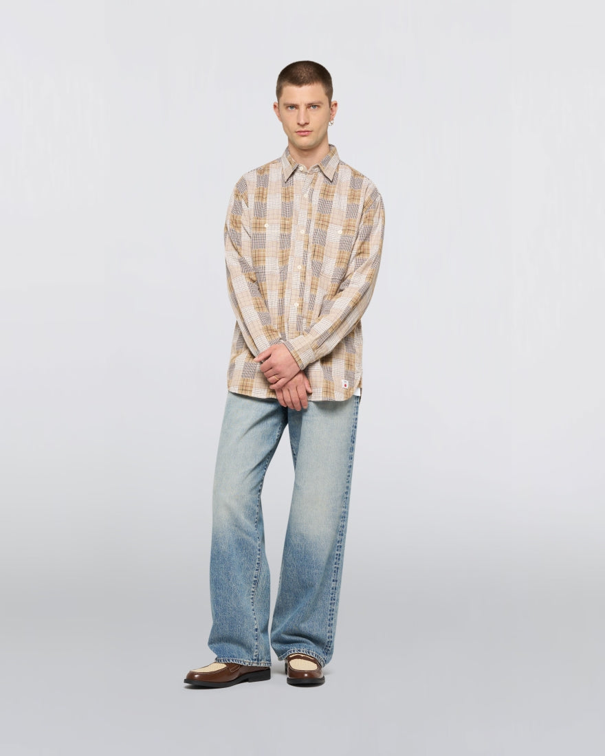 Work Shirt - Beige/Brown