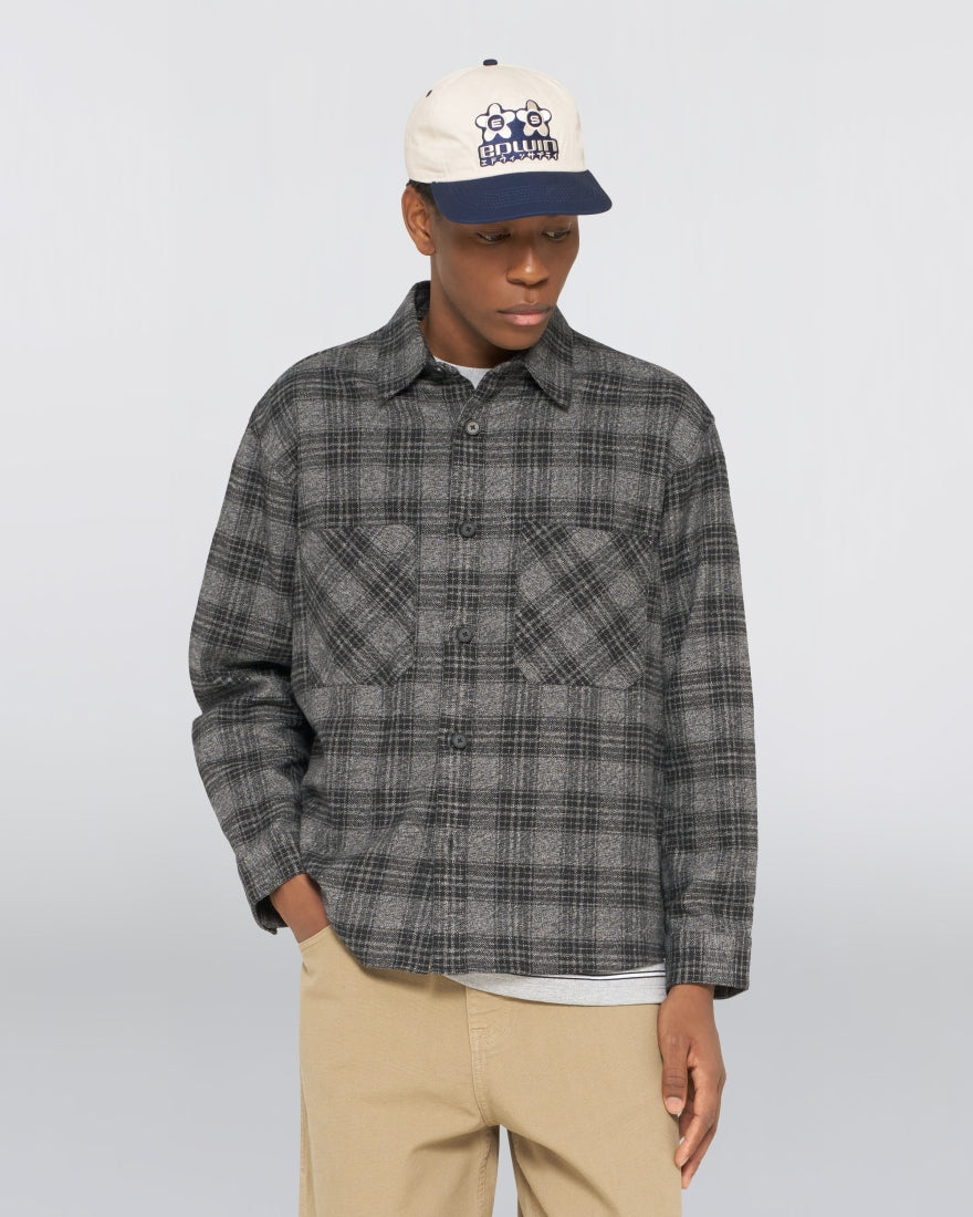 Ace Shirt - Black/Grey Flannel