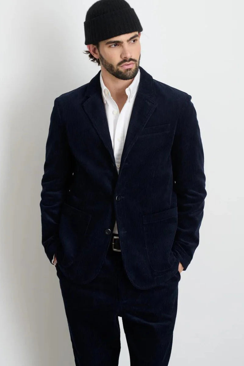 Mill Blazer - Deep Navy Cord