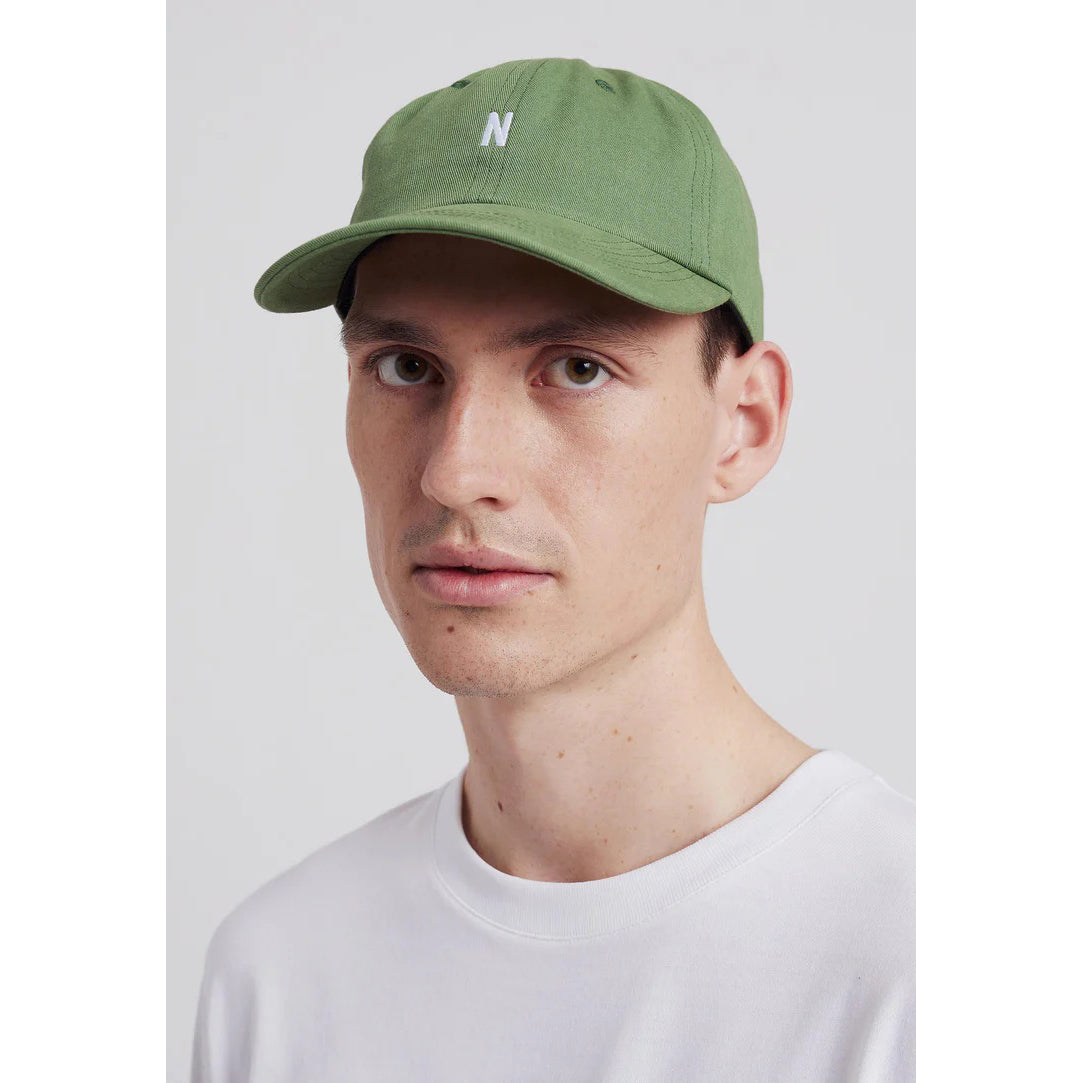 Twill Sports Cap - Moss Green