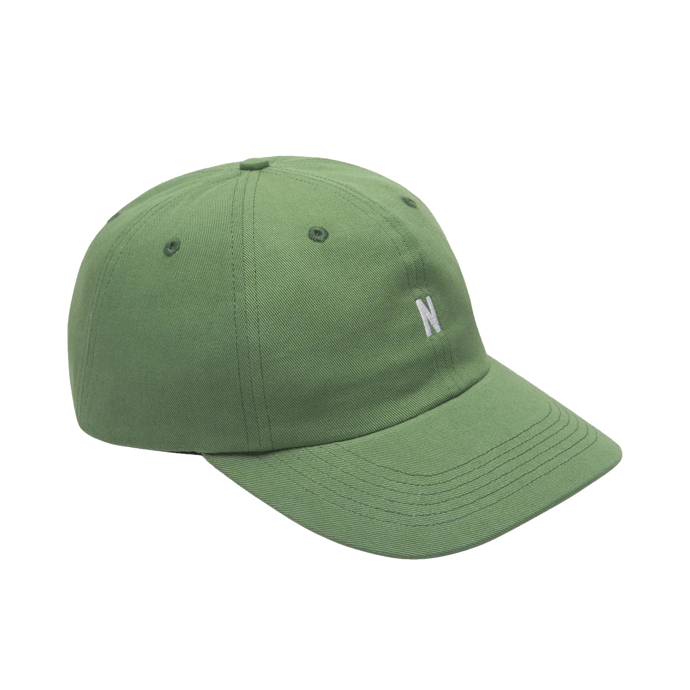 Twill Sports Cap - Moss Green