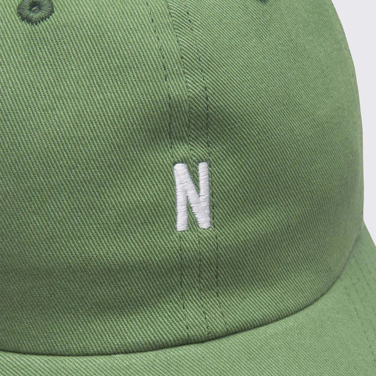 Twill Sports Cap - Moss Green