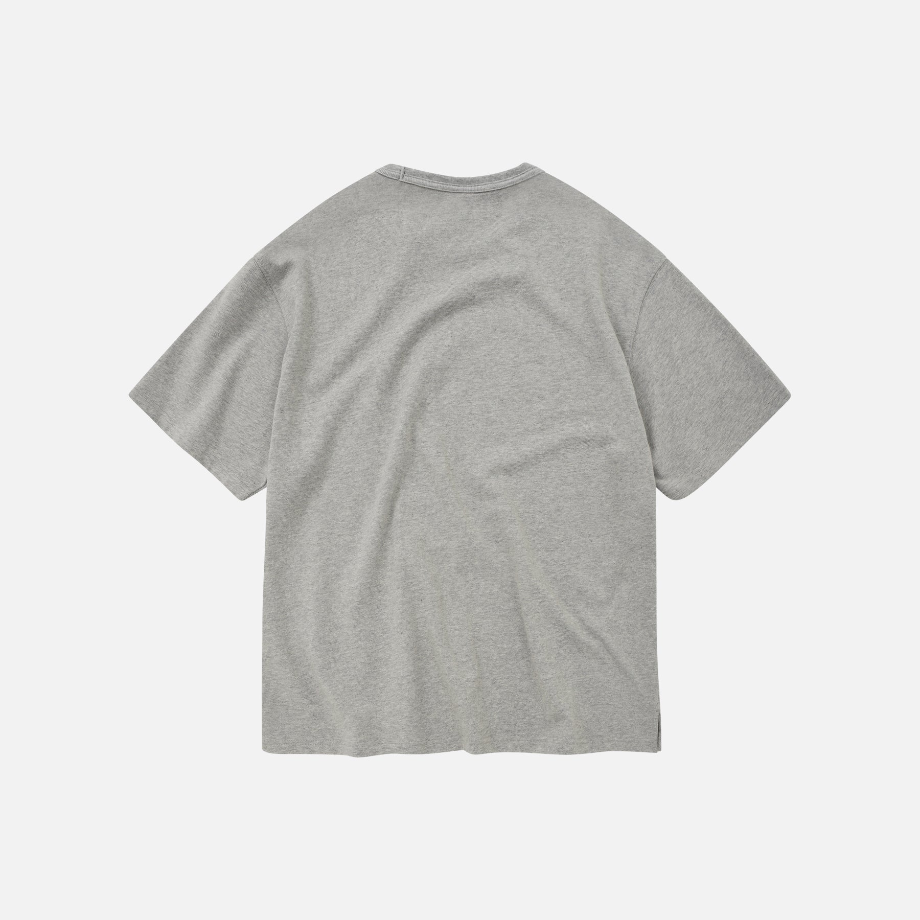OG Double-Rib Oversized Tee - Grey Melange