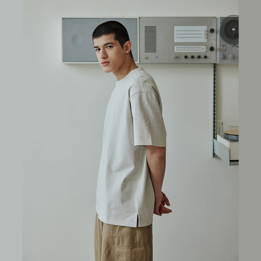 OG Double-Rib Oversized Tee - Oatmeal