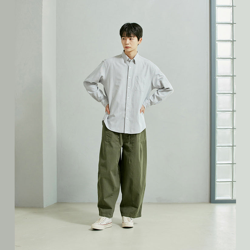 OG Oxford Oversized Shirt - Grey