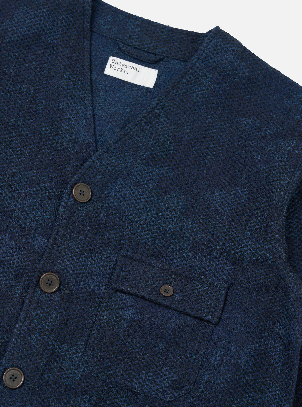 Camo Cabin Jacket - Black/Indigo Denim