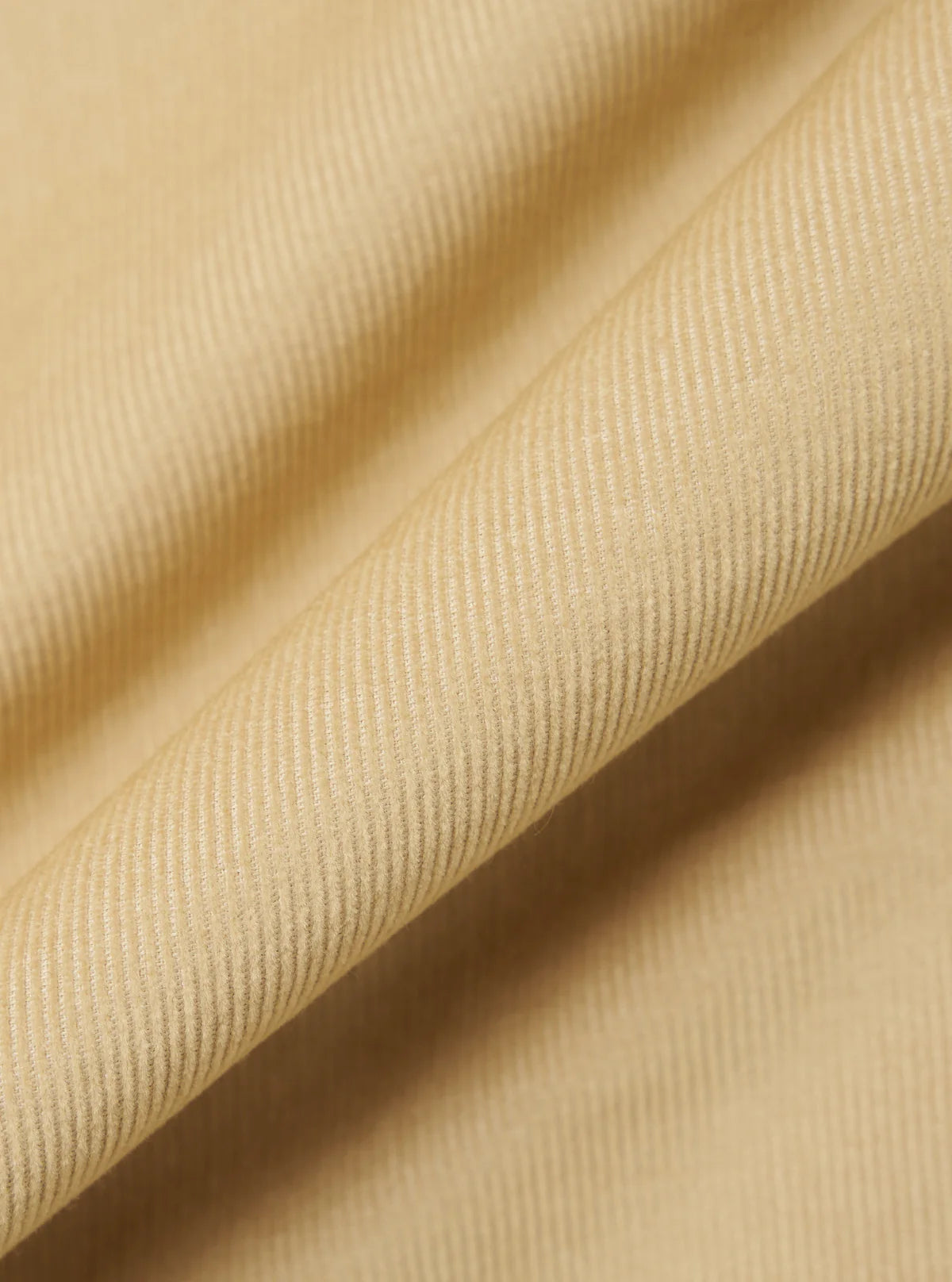 Organic Fine Cord Fatigue Shirt - Sand