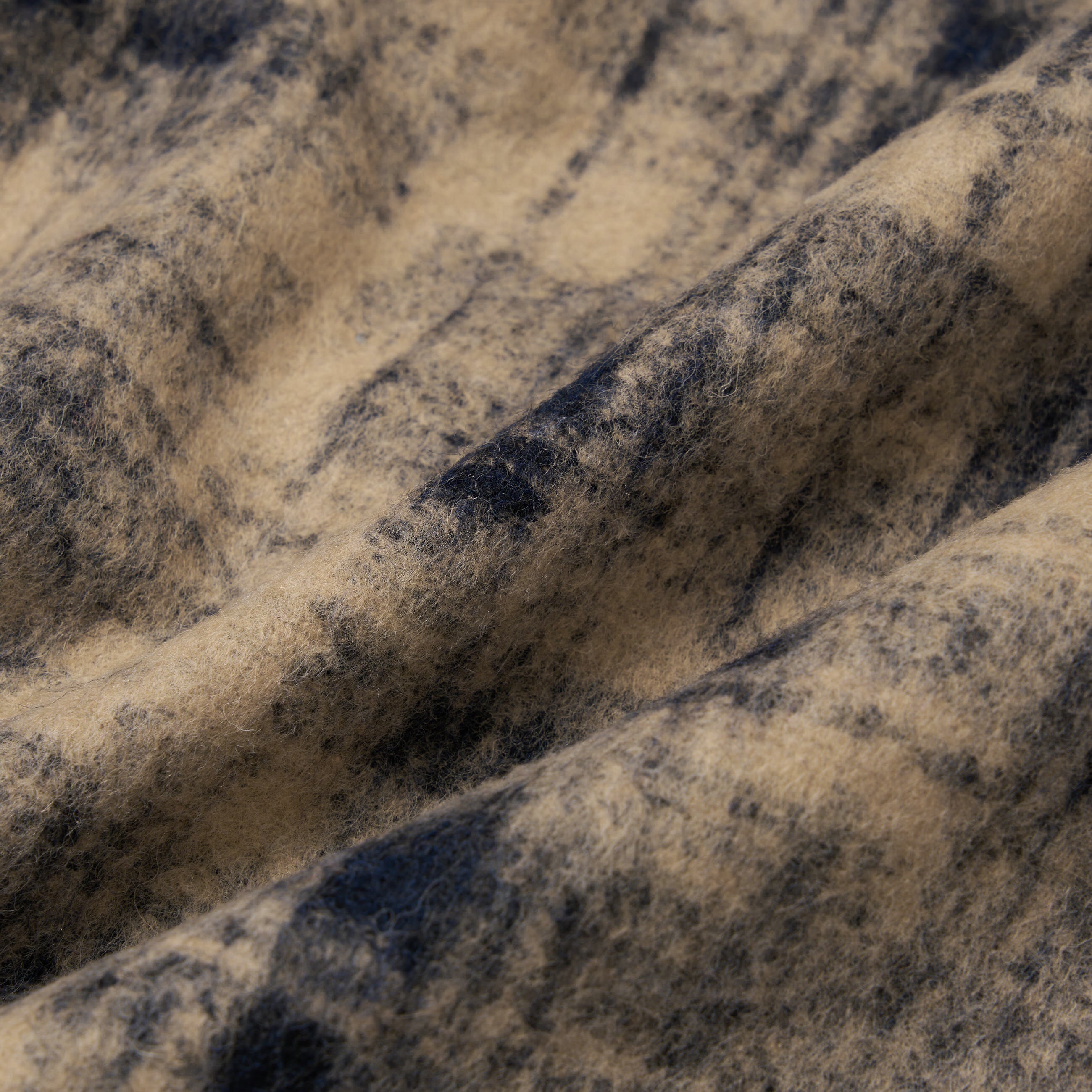 Rams Jacket - Navy Patch Check Fleece