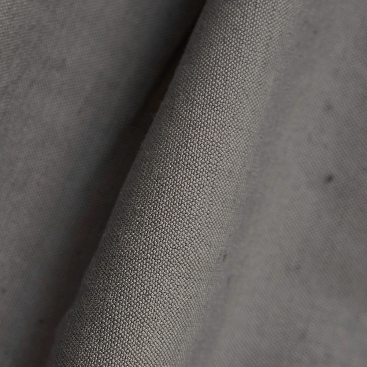 Two Button Jacket - Mid Grey Linen Slub Weave