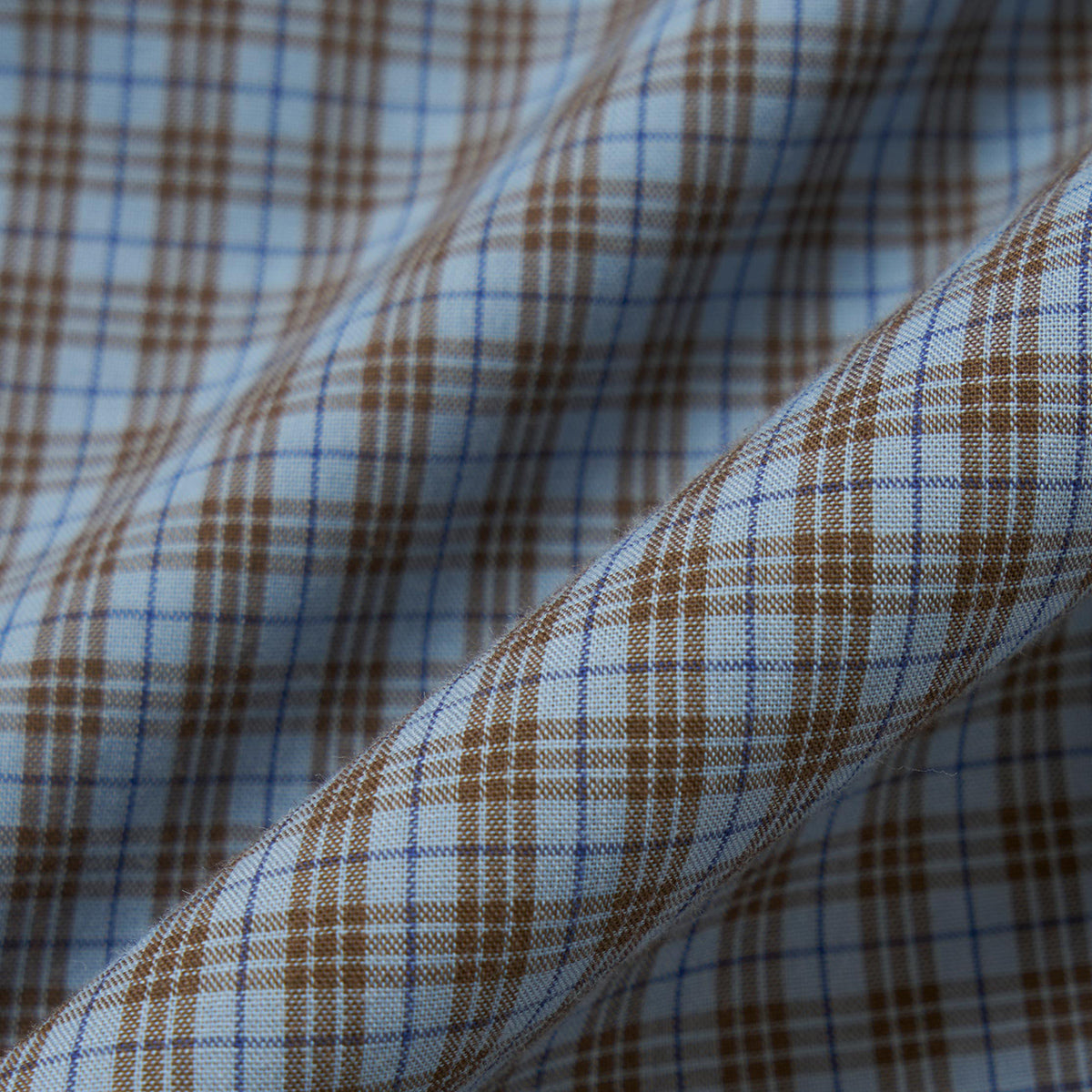 Lazy Day Shirt - Pale Blue Check Plaid