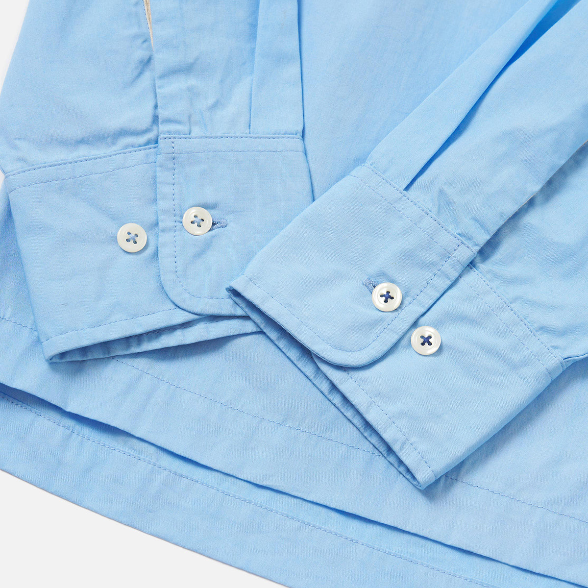 Lucky Shirt - Pale Blue Broadcloth