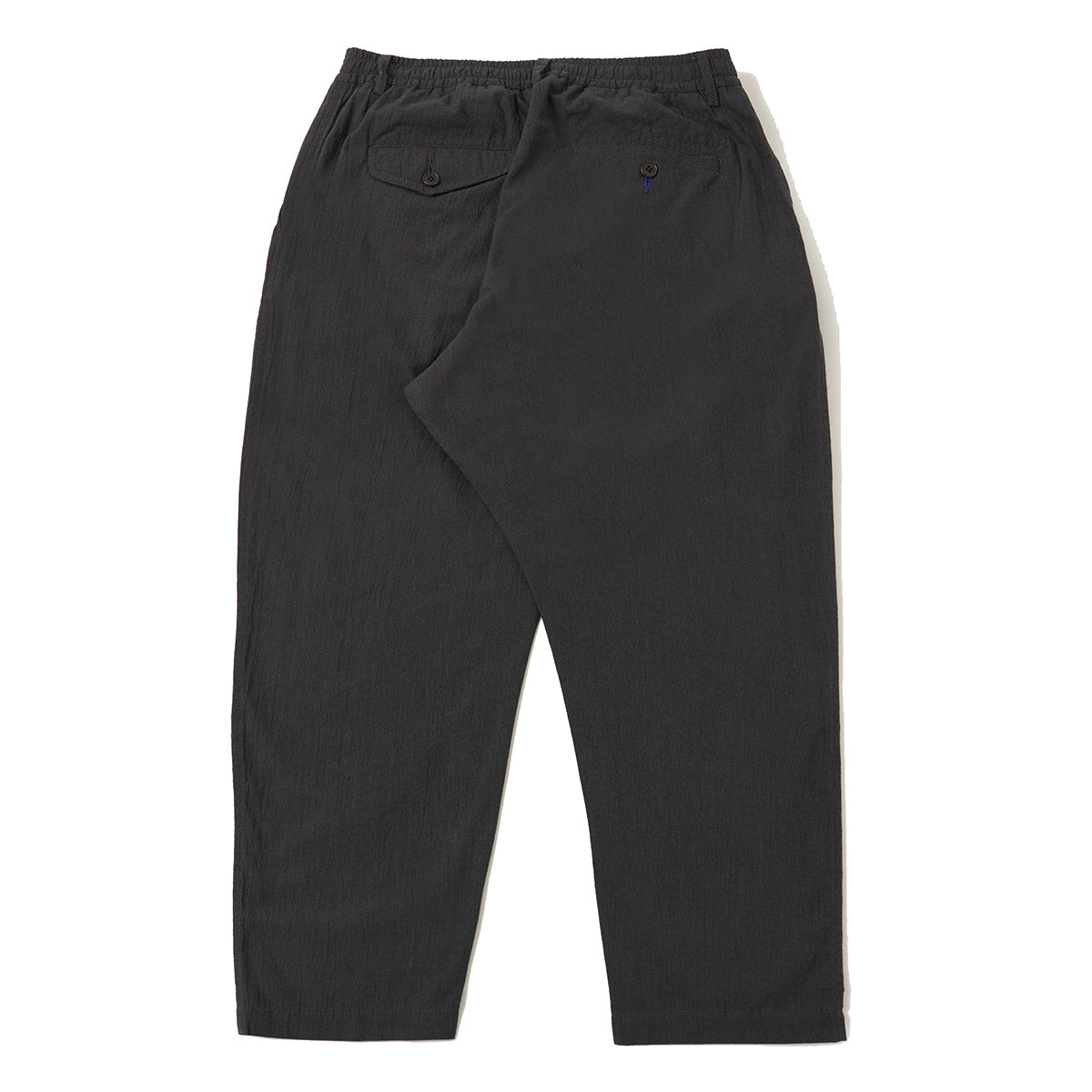 Pleated Track Pant - Charcoal Seattle Cotton