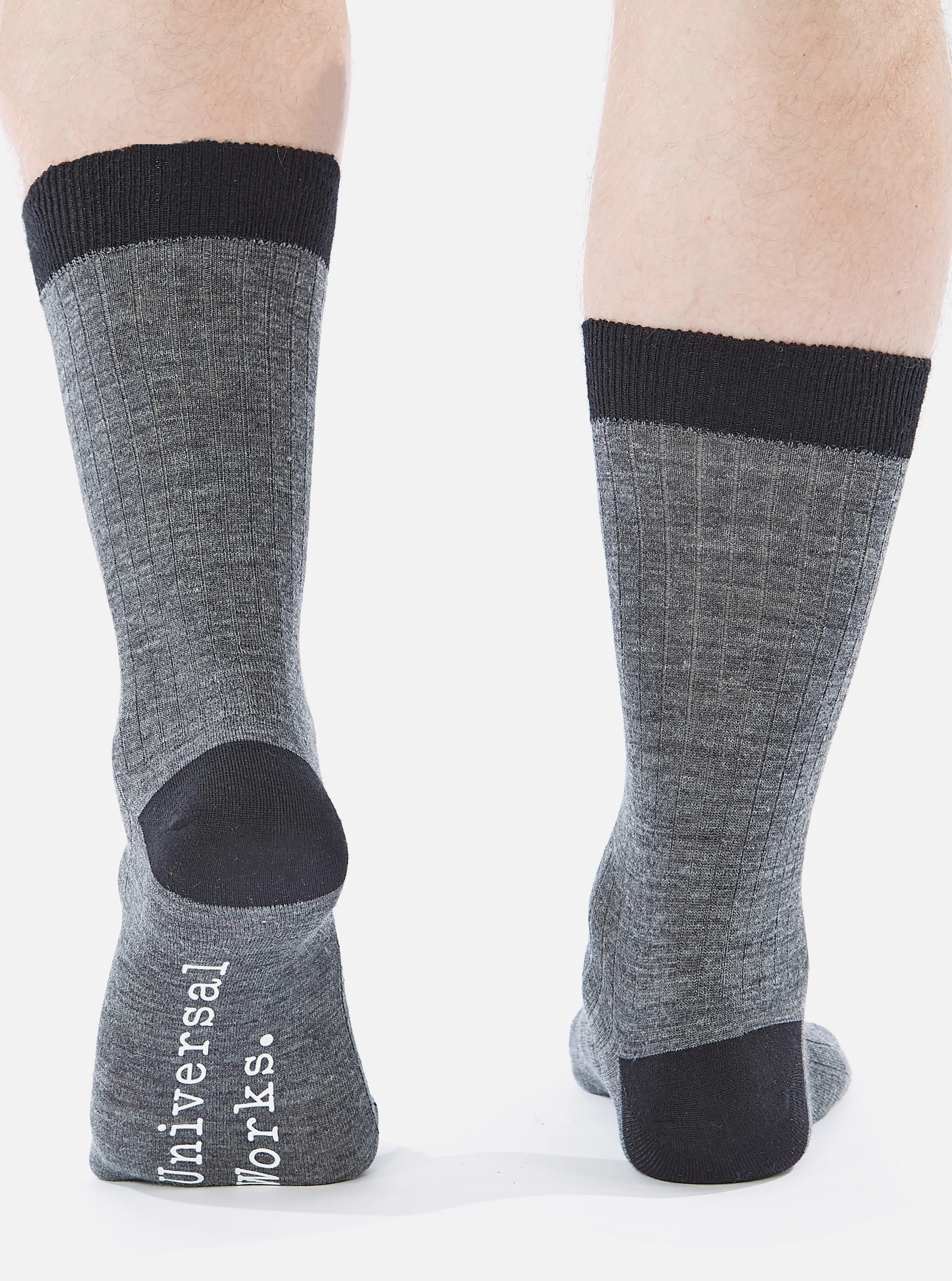 Merino Classic Sock - Grey Marl