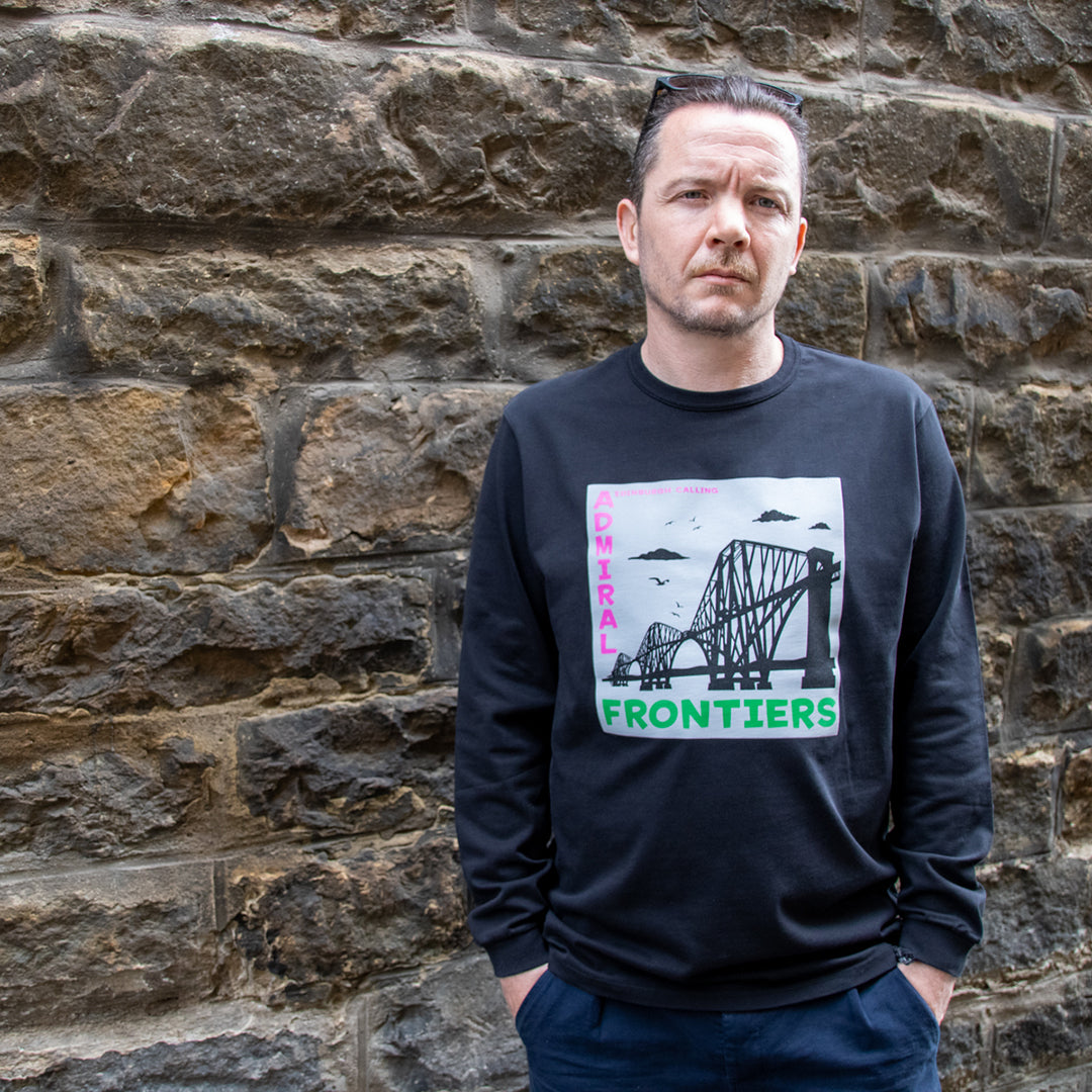 Admiral X Frontiers Man Aylestone L/S T-Shirt - Black