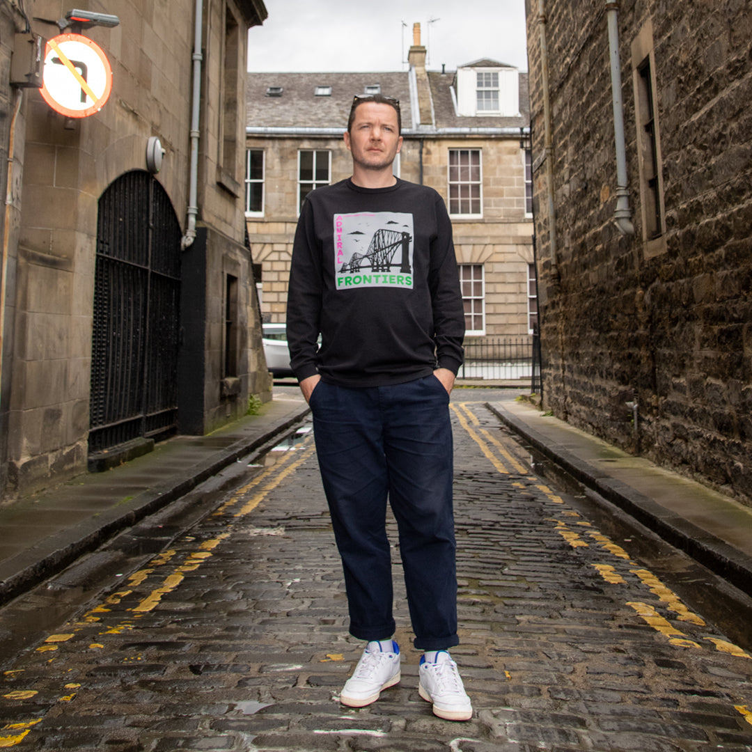 Admiral X Frontiers Man Aylestone L/S T-Shirt - Black