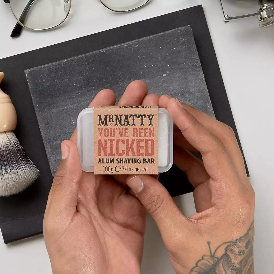 You've Been Nicked Alum Shaving Bar