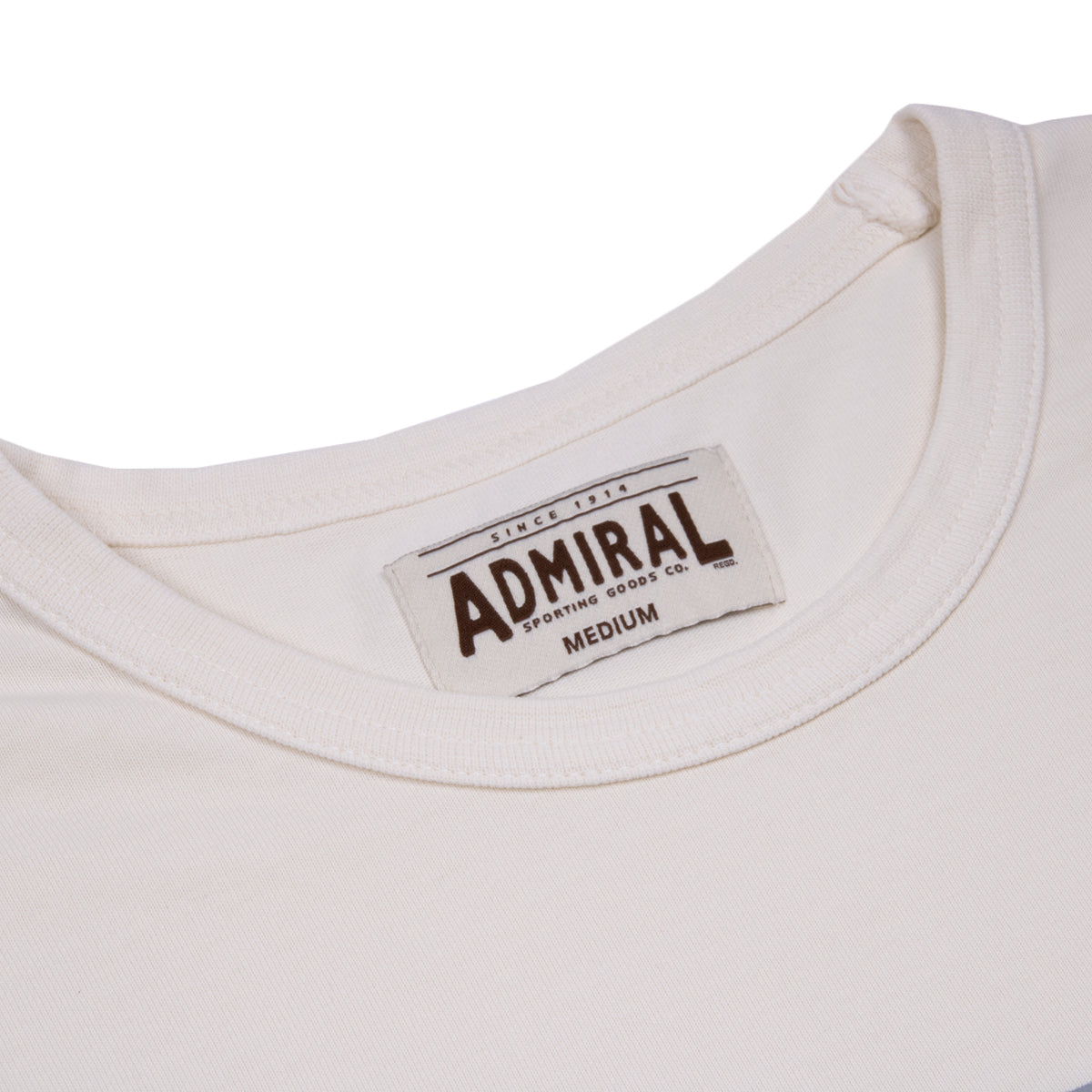 Admiral X Frontiers Man Aylestone T-Shirt - Gyr White