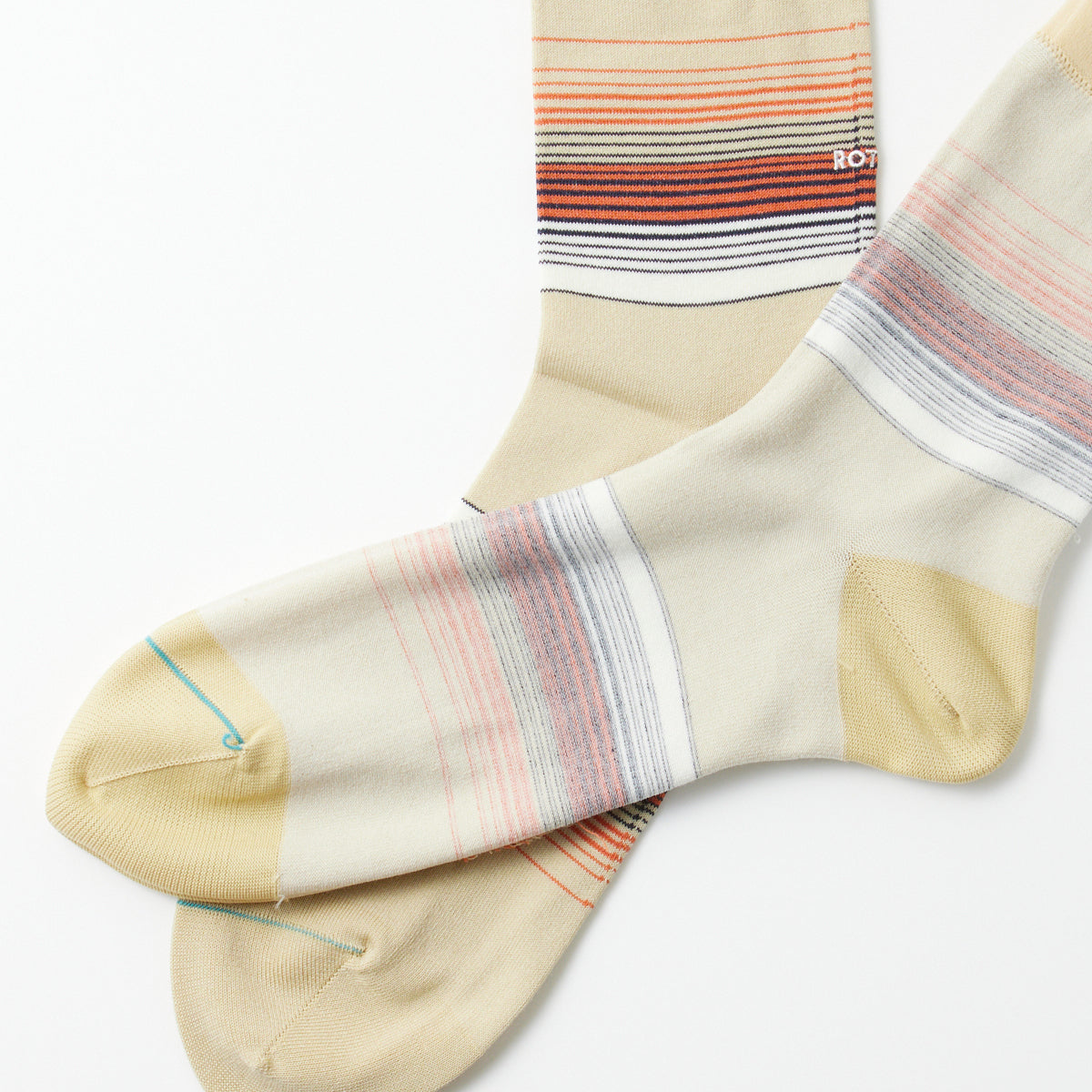 Horizon Stripe Socks - Beige