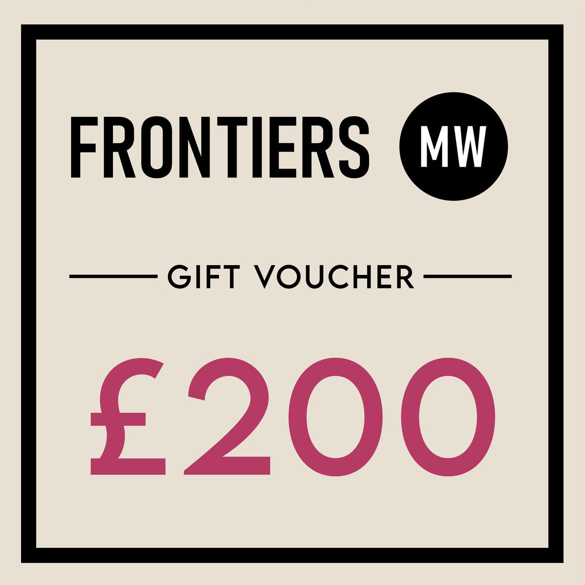 £200 GIFT VOUCHER