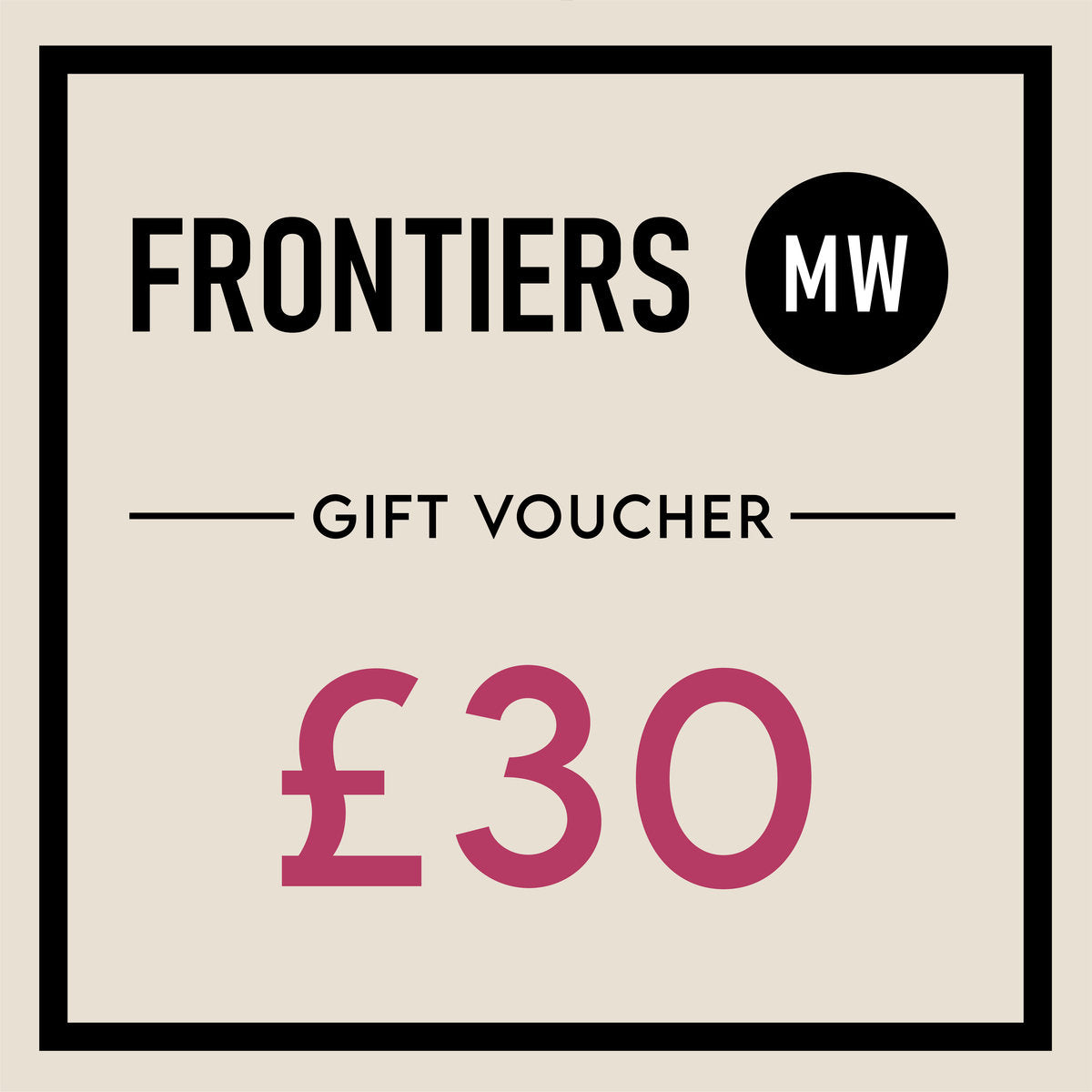 £30 GIFT VOUCHER