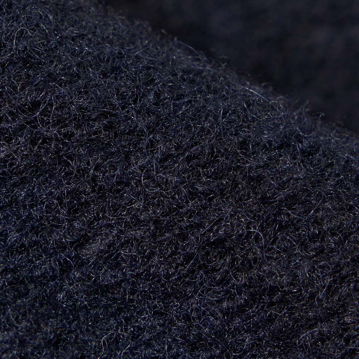 Zip Waistcoat - Navy Wool Fleece