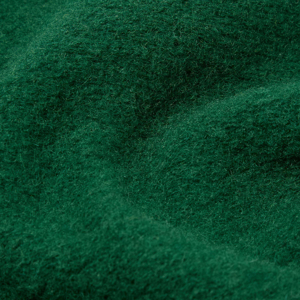 Cardigan - Green Wool Fleece