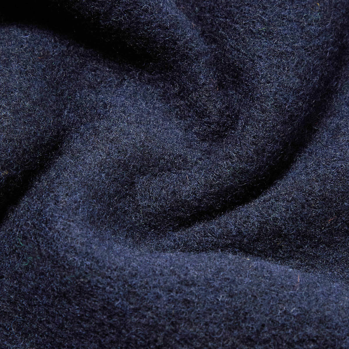 Cardigan - Navy Wool Fleece