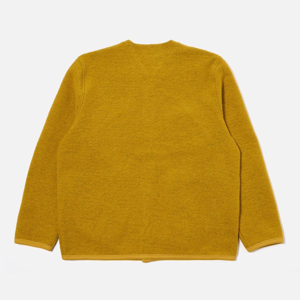 Cardigan - Yellow Wool Fleece