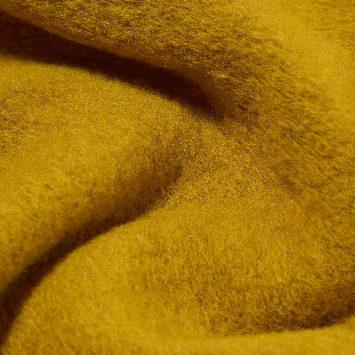 Cardigan - Yellow Wool Fleece