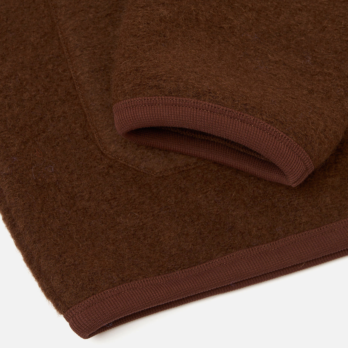 Cardigan - Cacao Wool Fleece