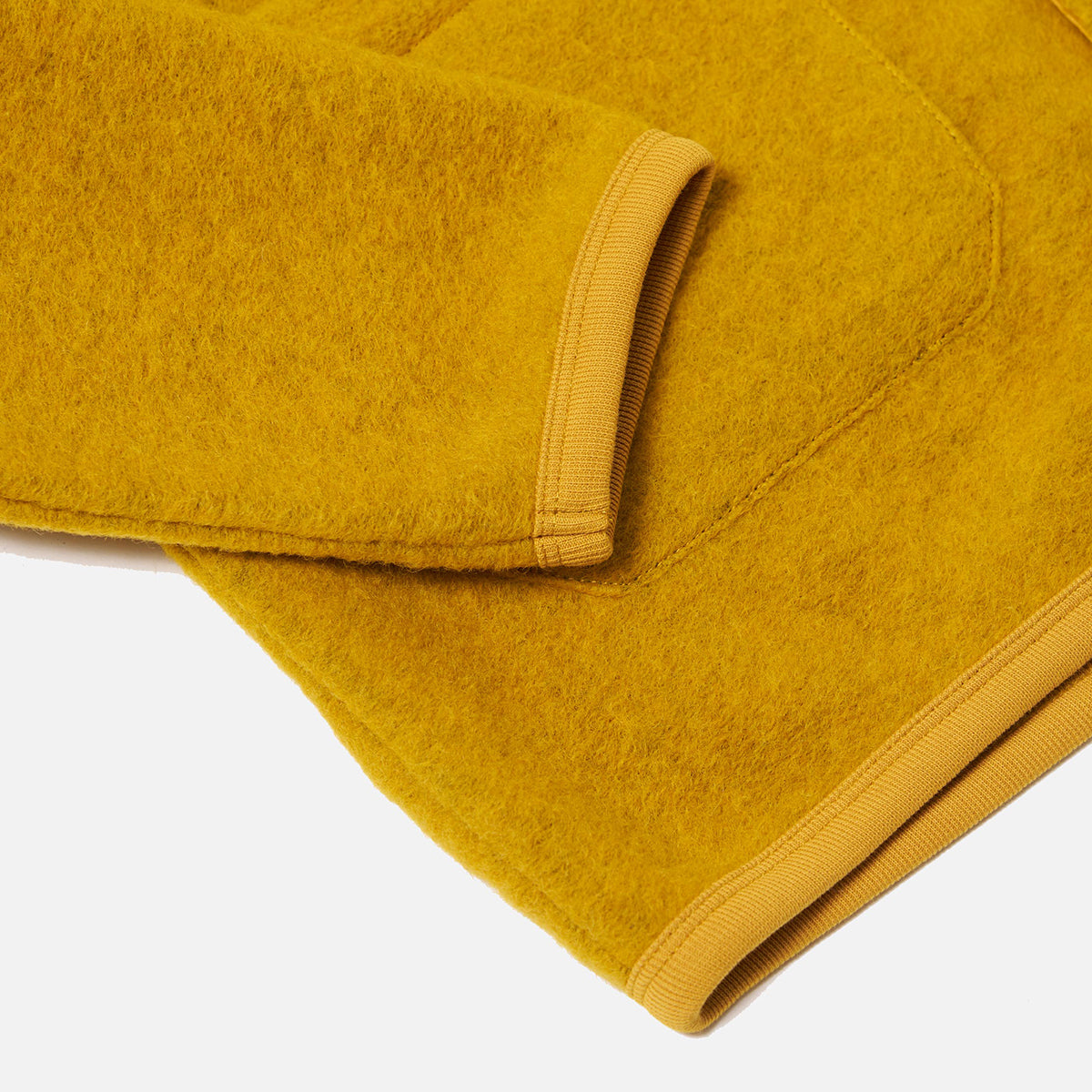 Cardigan - Yellow Wool Fleece