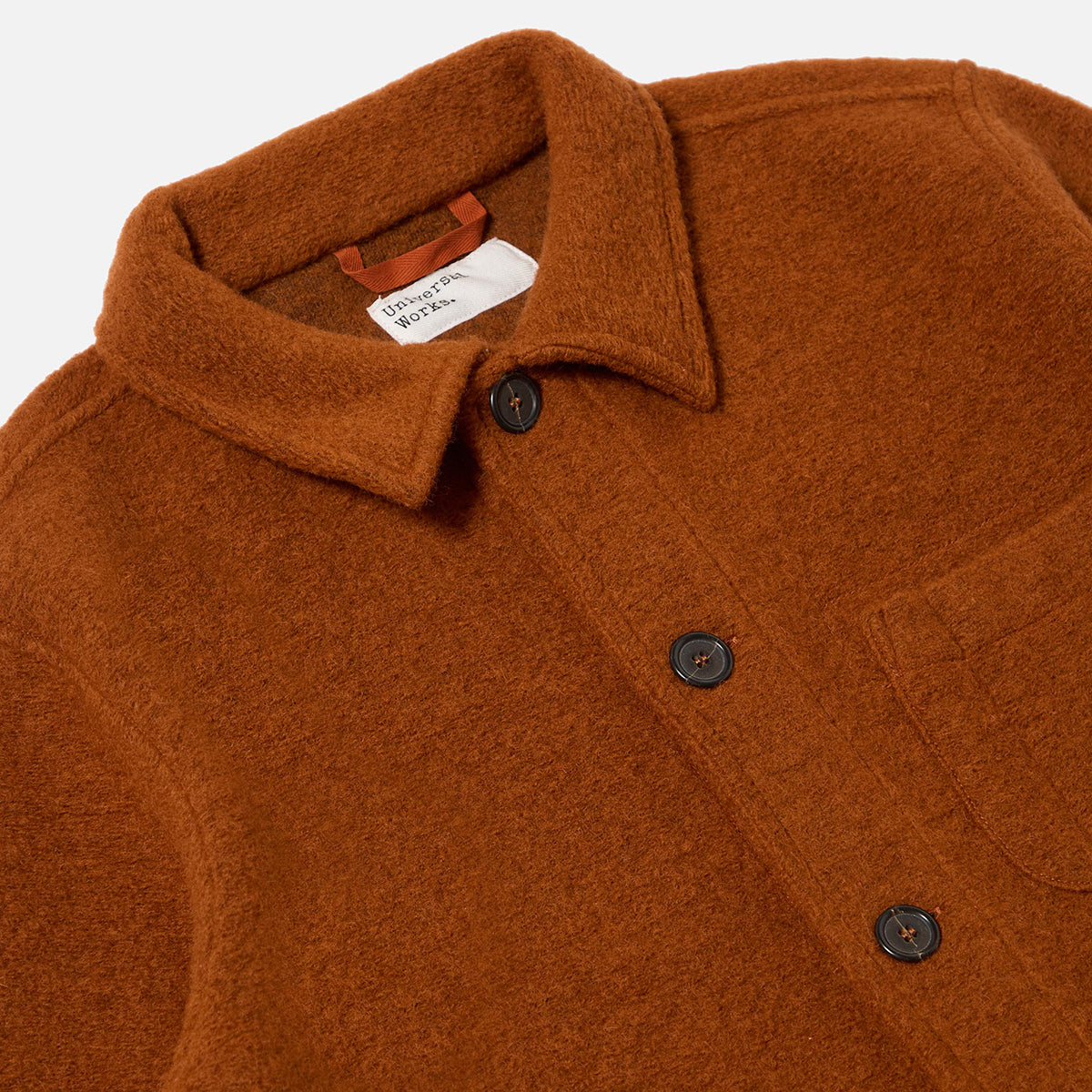 Field Jacket - Rust Wool Fleece