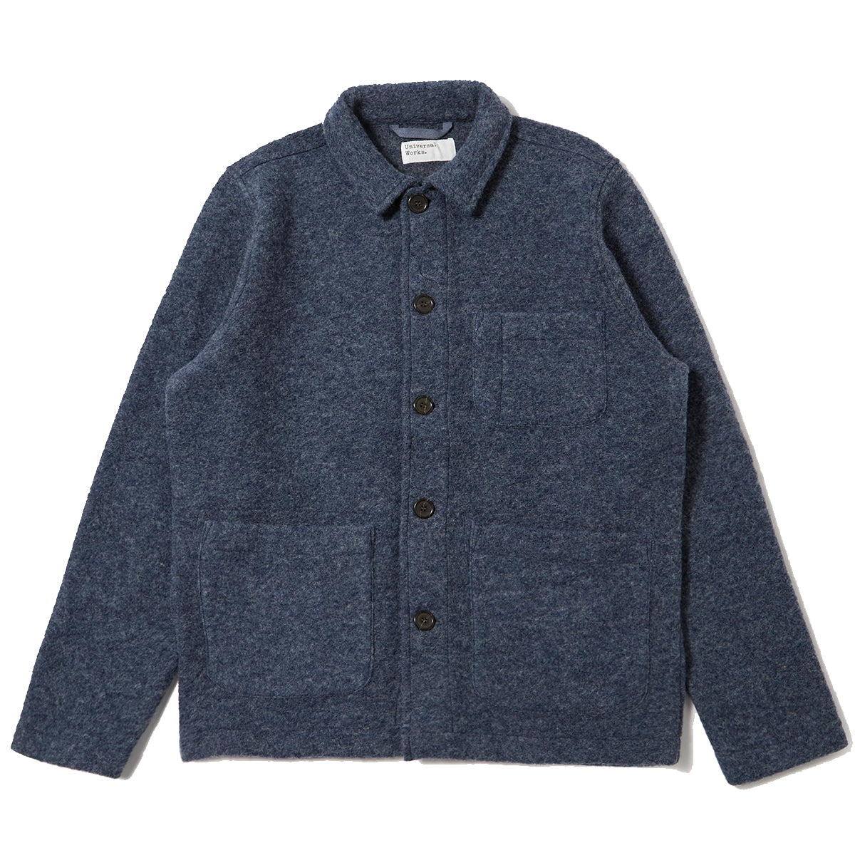 Field Jacket - Slate Blue Wool Fleece