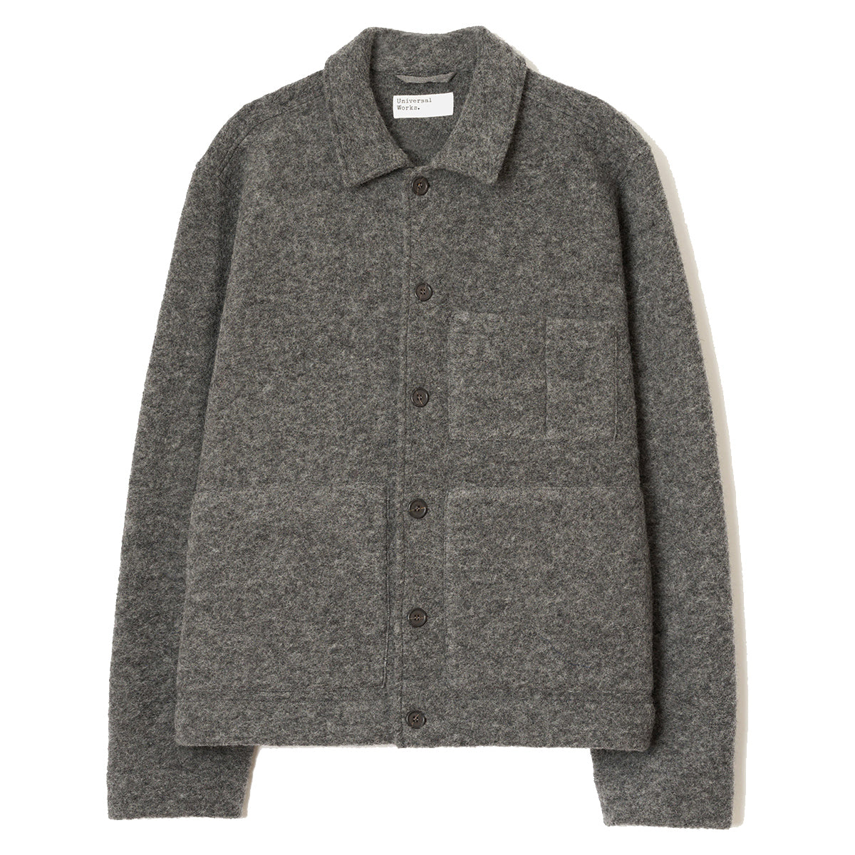 Uniform Jacket - Grey Marl Wool Fleece