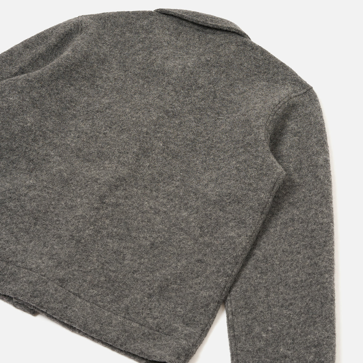 Uniform Jacket - Grey Marl Wool Fleece