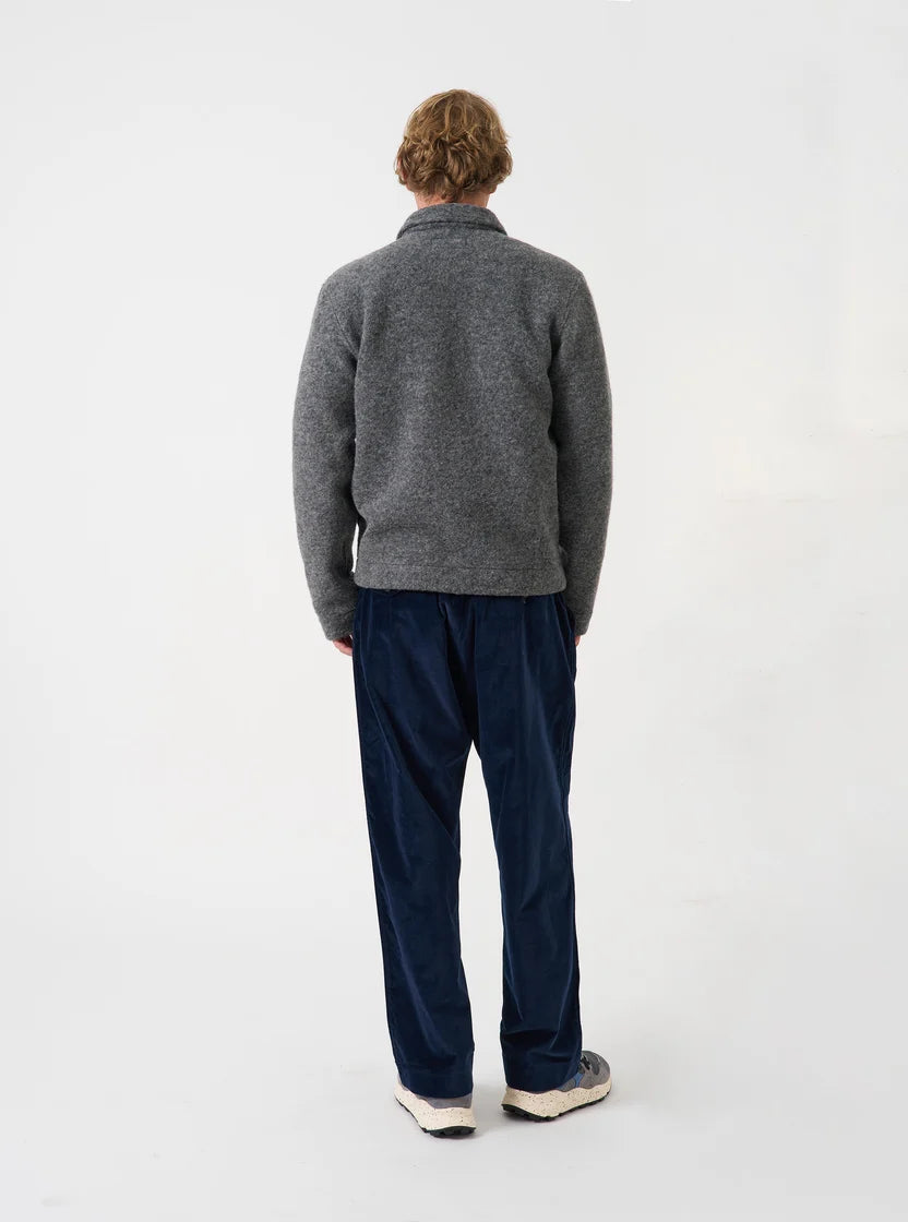 Uniform Jacket - Grey Marl Wool Fleece