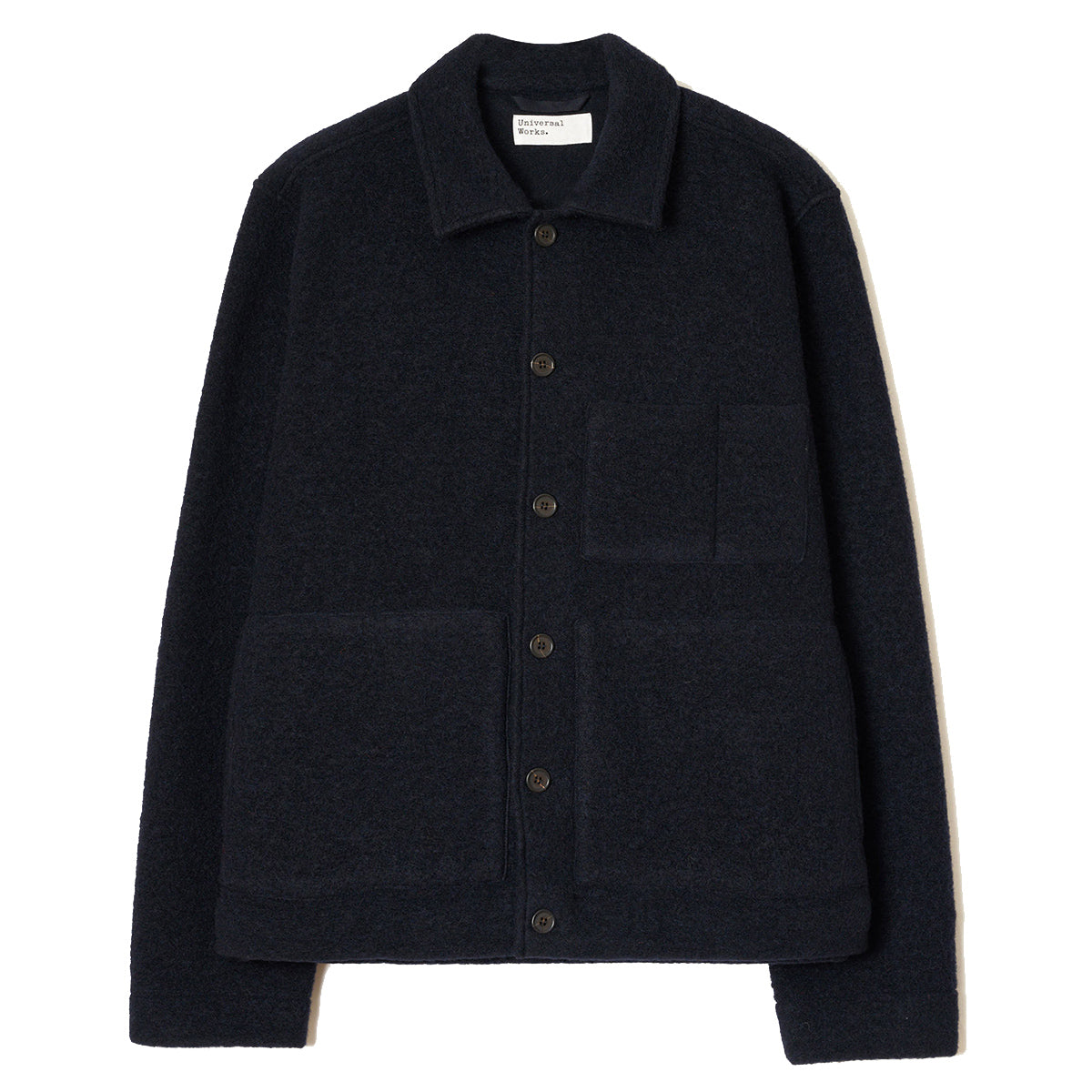 Uniform Jacket - Navy Wool Fleece