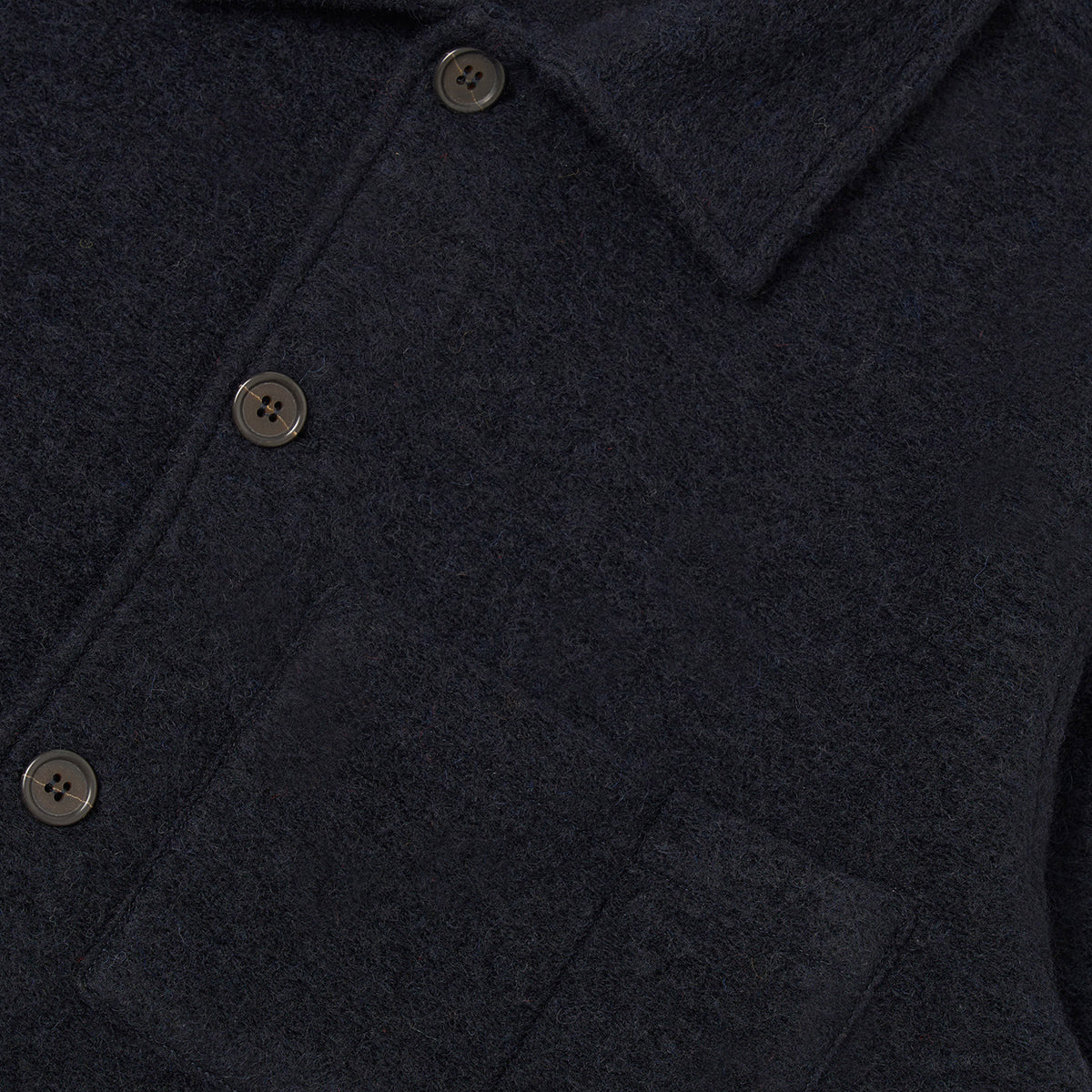 Uniform Jacket - Navy Wool Fleece