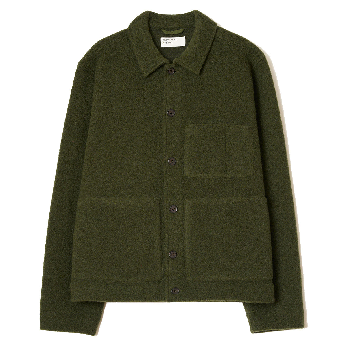 Uniform Jacket - Olive Wool Fleece