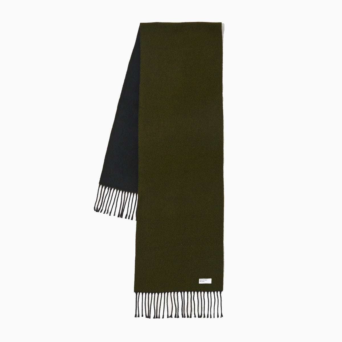 Double-Sided Scarf - Green/Black