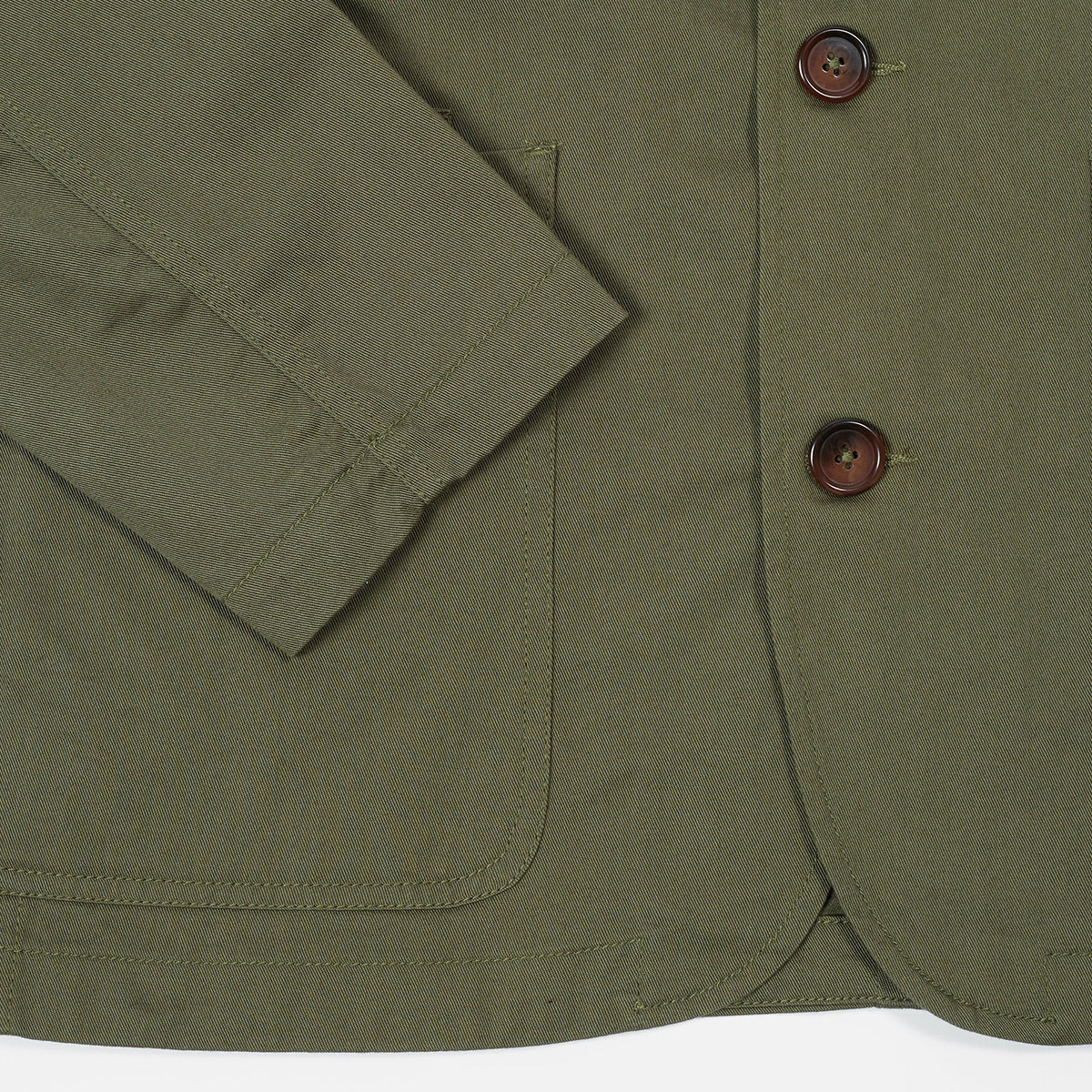 Bakers Jacket - Light Olive Twill