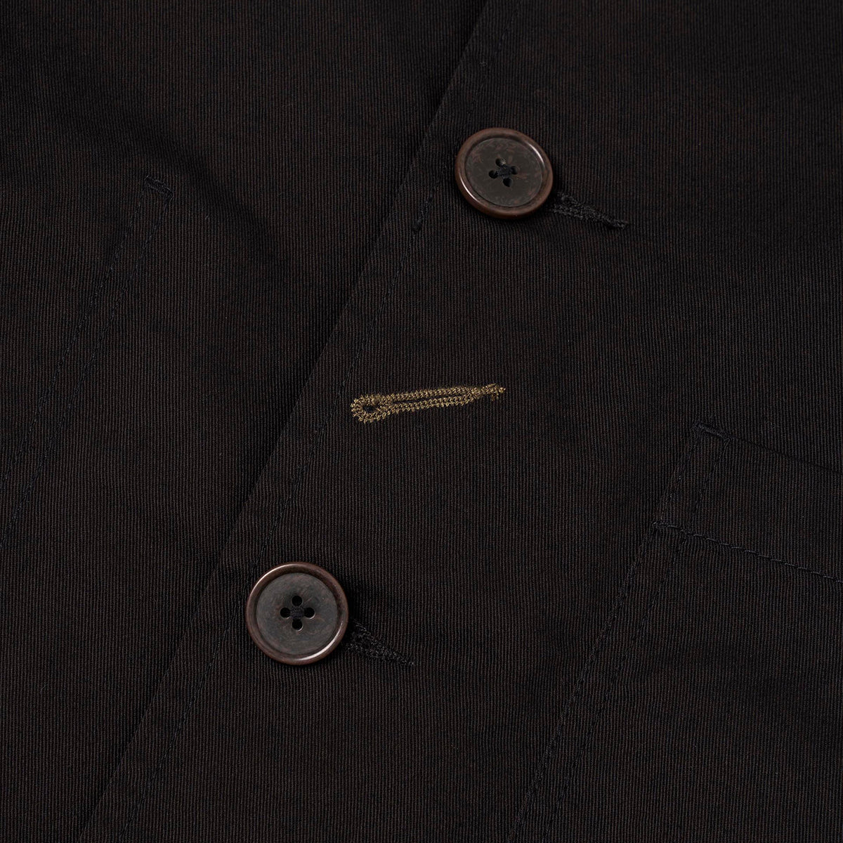 Bakers Jacket - Black Twill