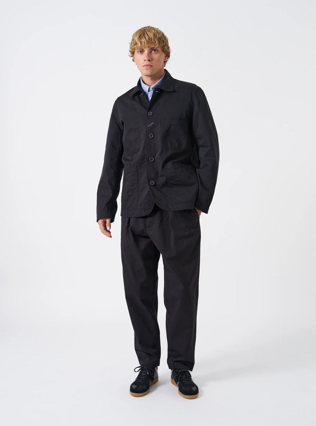 Bakers Jacket - Black Twill